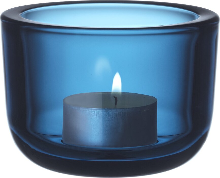 Portavelas Tealight Valkea, turquesa