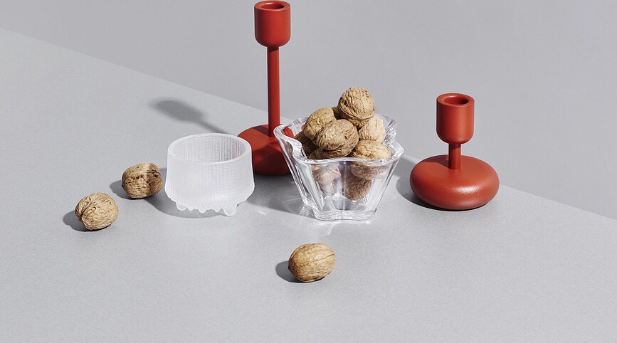 Portavelas de cristal Ultima Thule, transparente