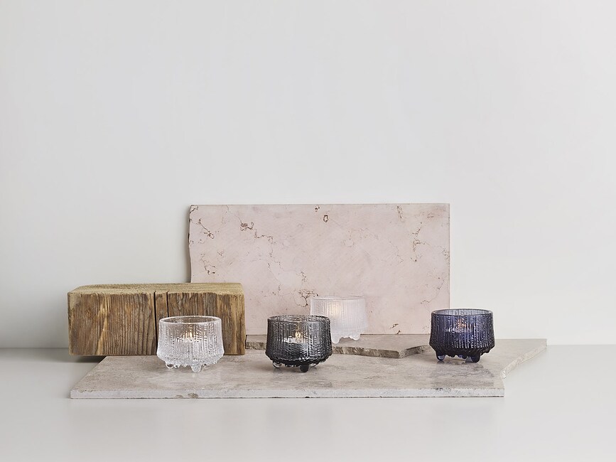 Portavelas de cristal Ultima Thule, transparente