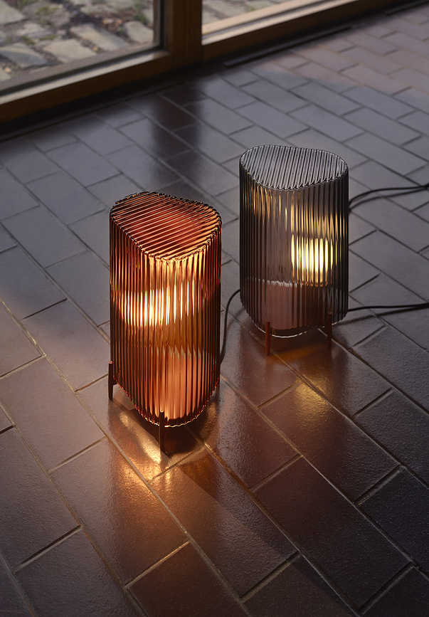 Putki Lampe de table, cuivrée