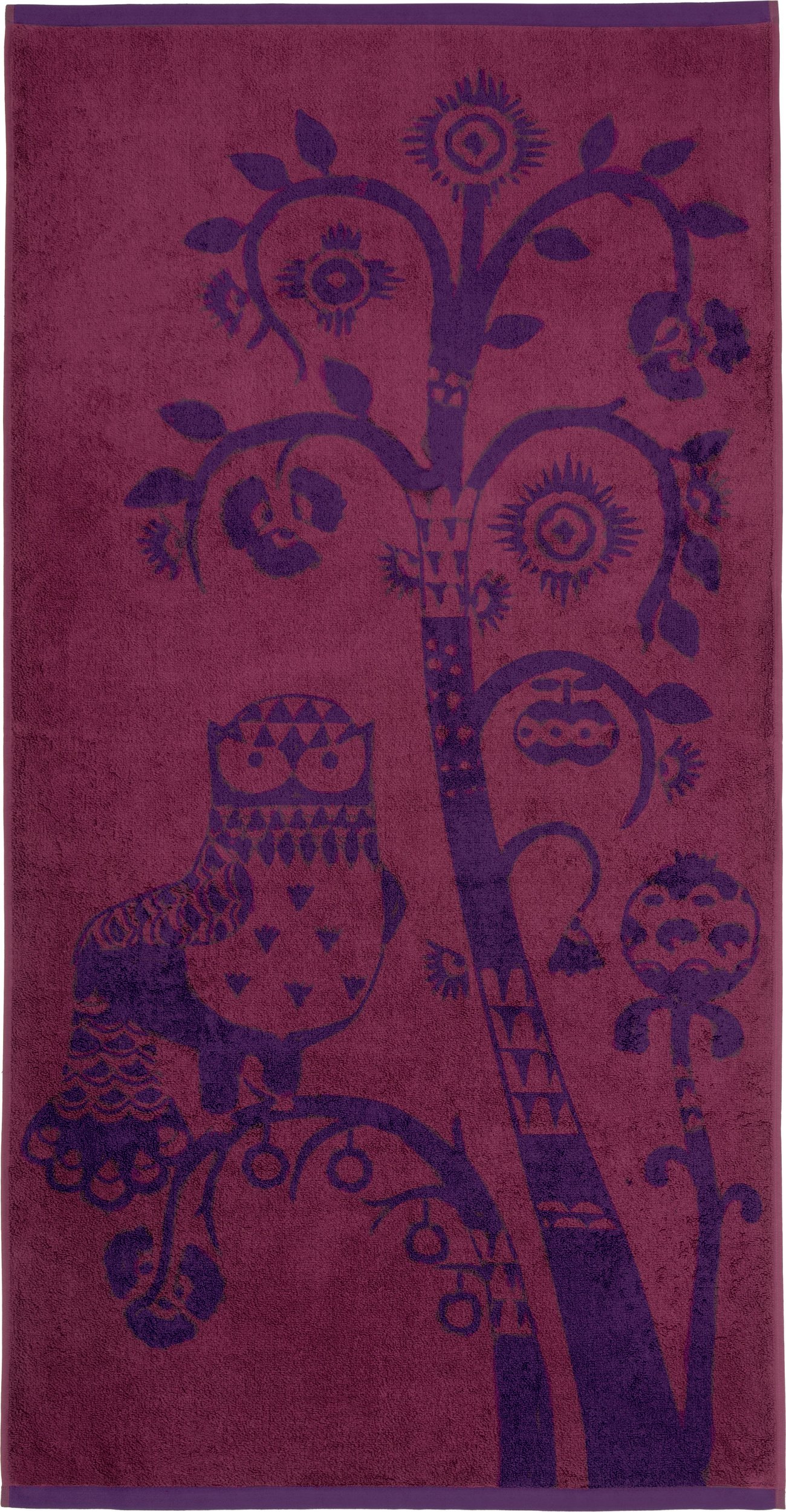 Ręcznik Taika 70 x 140 cm purpurowy