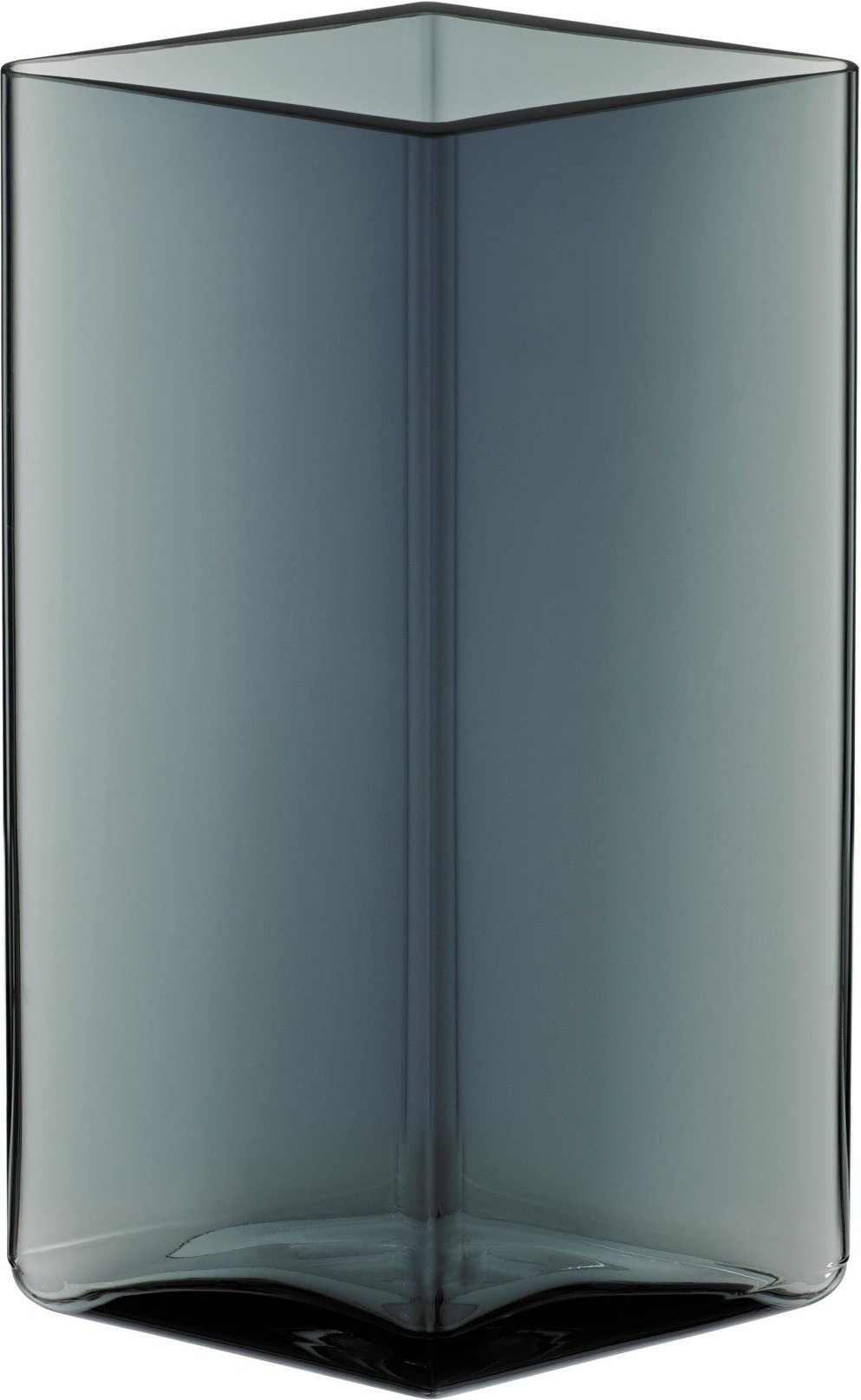 Ruutu Vase 11,5 x 18 cm grau