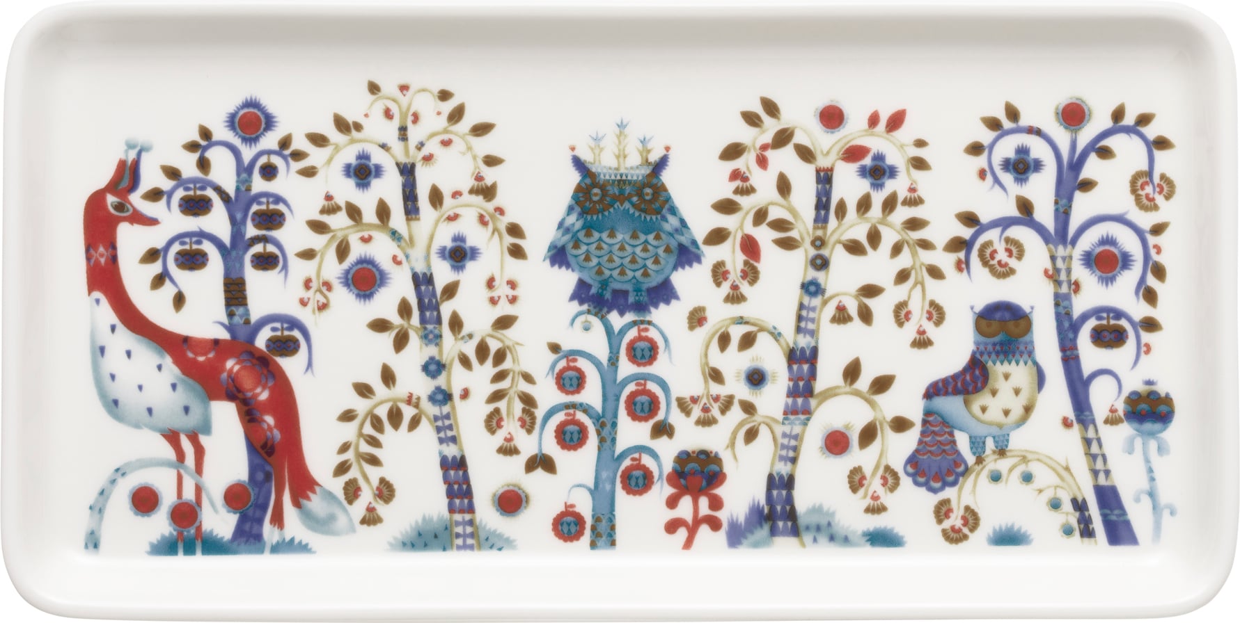 Servierteller Taika 12 x 24 cm, weiß