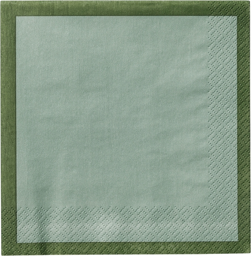 Serviettes en papier Iittala 33 x 33 cm, vertes