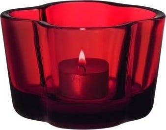 Świecznik na tealighty Aalto 6 cm cranberry