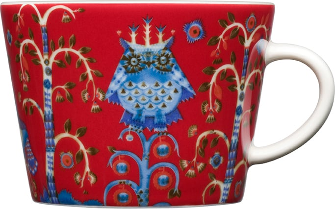 Taika Cappuccino-Tasse rot ohne Untertasse