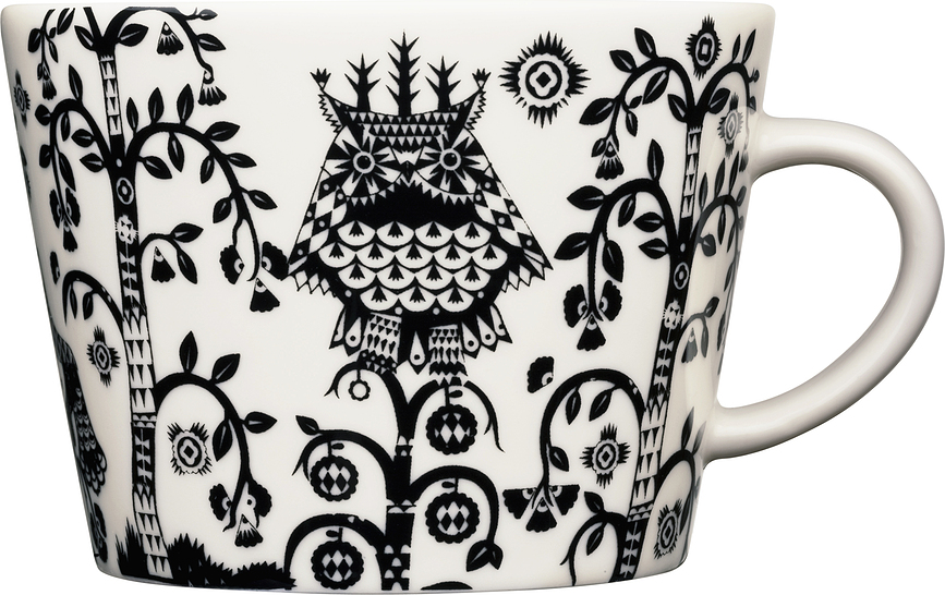 Taika Cappuccinokopp utan fat, svart