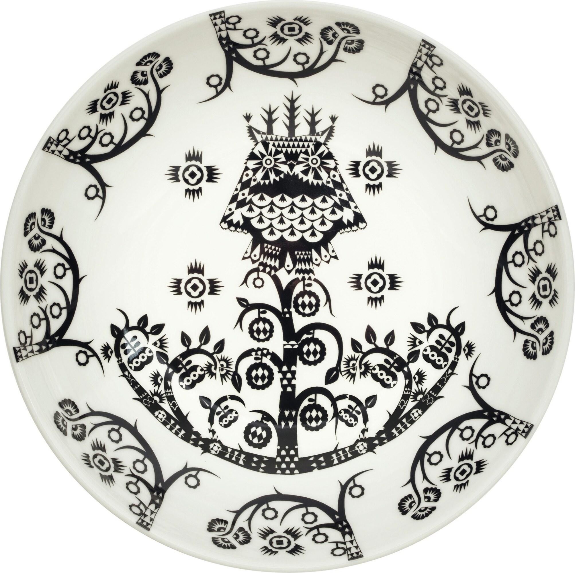 Taika II Tiefer Teller 20 cm schwarz
