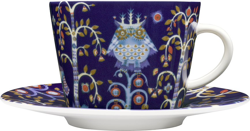 Taika Skodelica za kapučino brez podstavka, modra