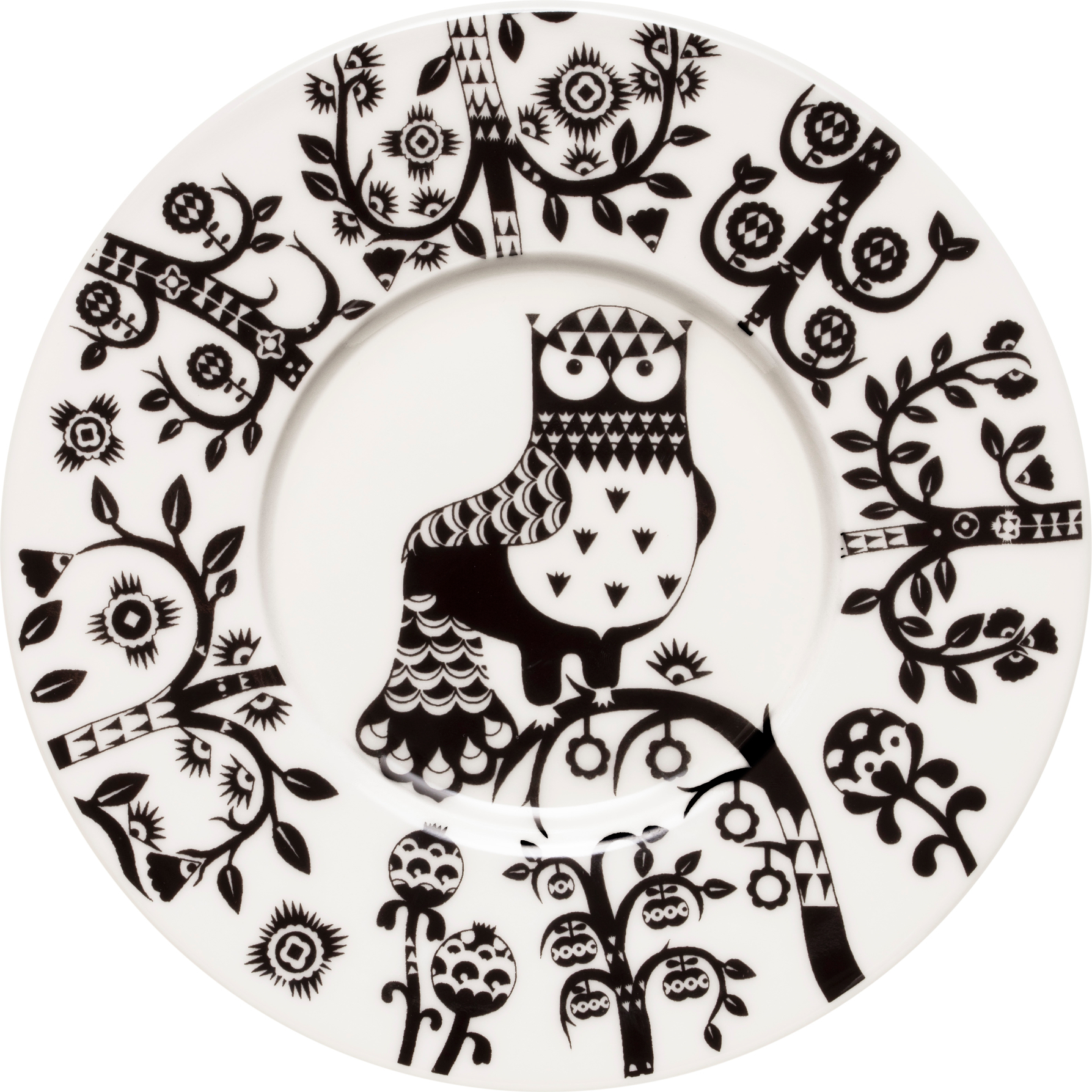 Taika Untertasse für Teetasse, schwarz