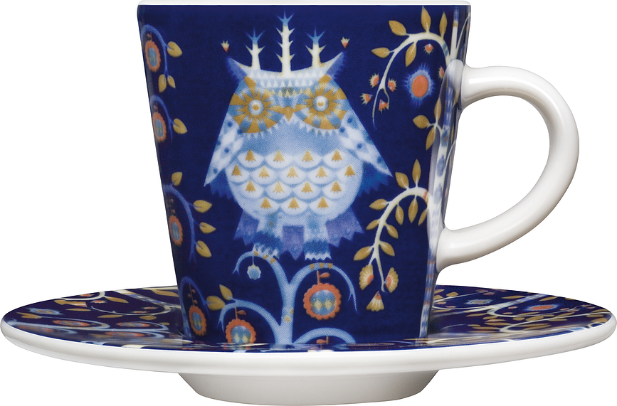 Taza de espresso Taika, azul, sin platillo