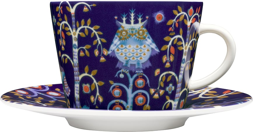 Taza de Capuchino Taika, sin platillo, azul