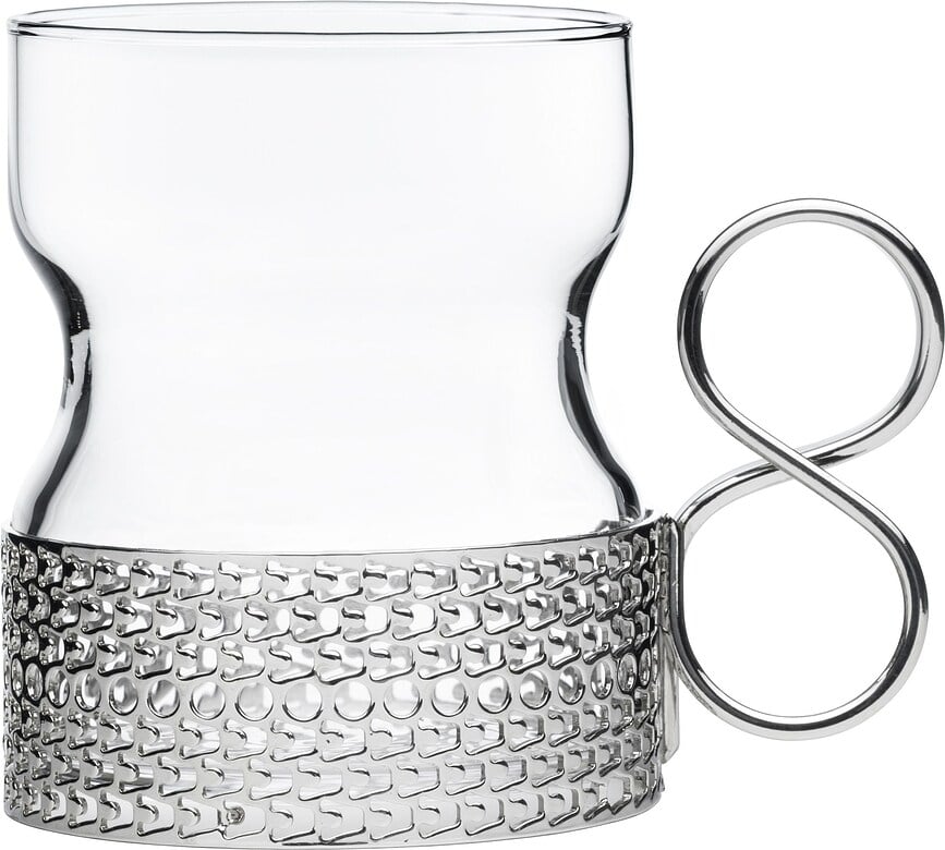 Tsaikka glas med handtag 2 st