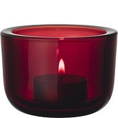 Valkea Candleholder for tea candles cranberry