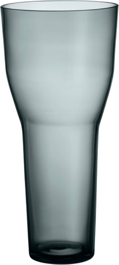 Vase Solare 12 x 26 cm, grau