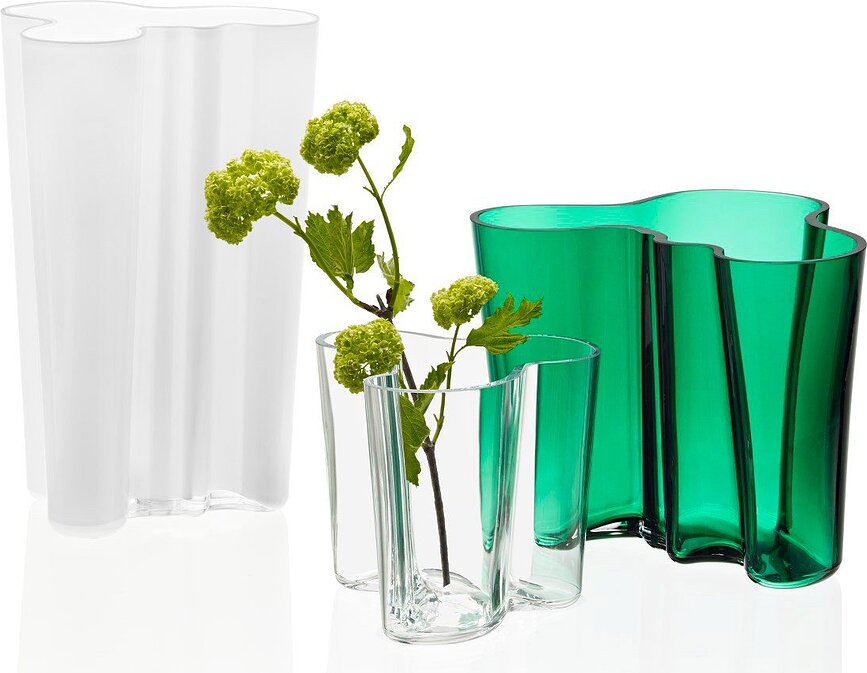 Vases Aalto 16 cm + 9,5 cm, lot de 2