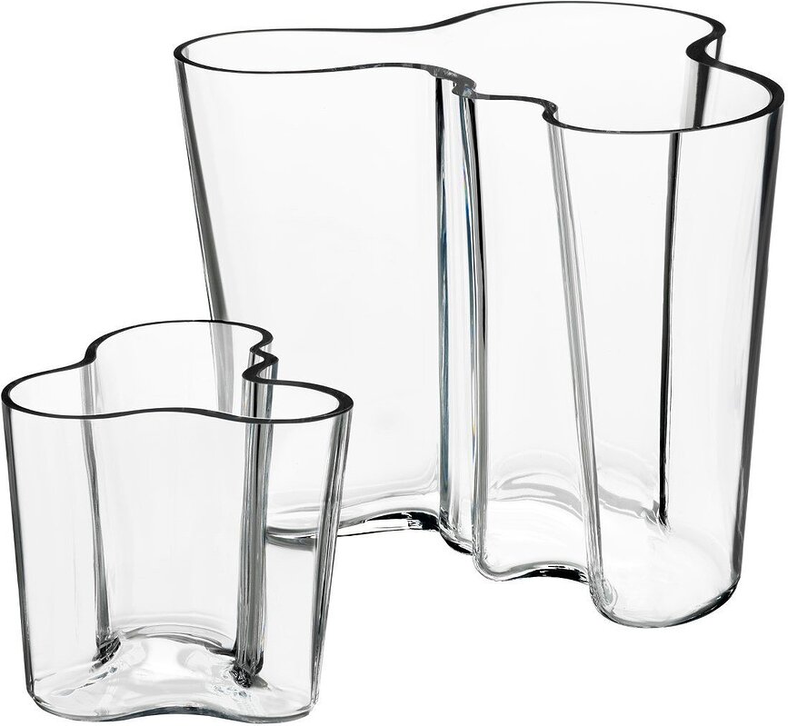 Vases Aalto 16 cm + 9,5 cm, lot de 2
