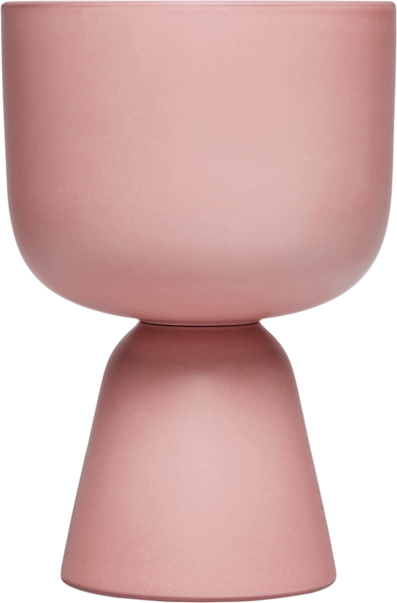 Vaso per piante Nappula 23 x 15,5 cm, rosa opaco