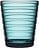 Vasos Aino Aalto, 220 ml, azul mar, Pack de 2