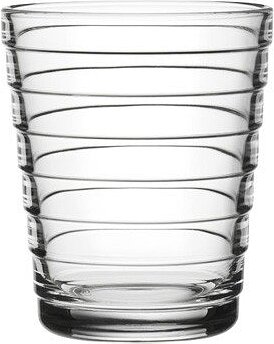 Vasos Aino Aalto, 220 ml, transparentes, Pack de 2