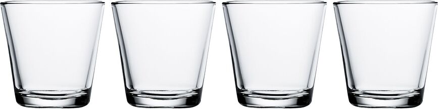 Vasos Kartio 210 ml, transparentes, 4 unidades