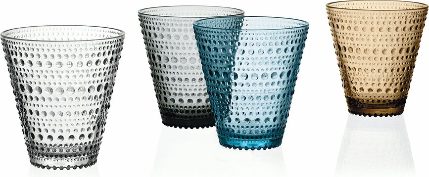 Vasos Kastehelmi, transparentes, 2 unidades
