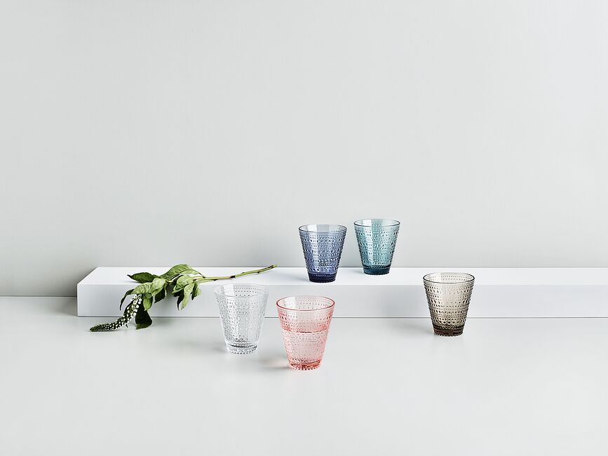 Vasos Kastehelmi, transparentes, 2 unidades
