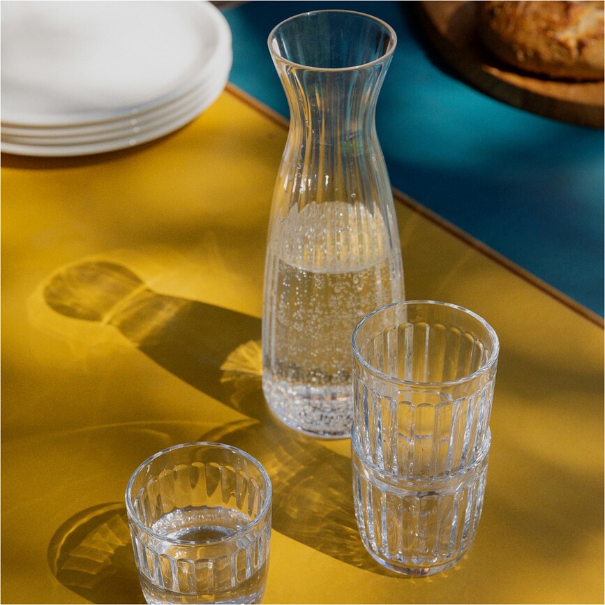 Vasos Raami, transparentes, Pack de 2
