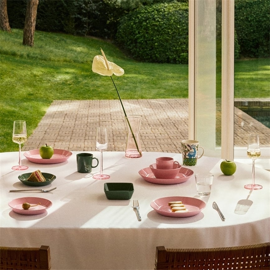 Verres à vin blanc Essence 330 ml, rose transparent, lot de 2