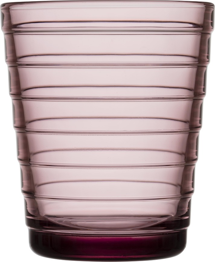 Verres Aino Aalto 220 ml, rose, lot de 2