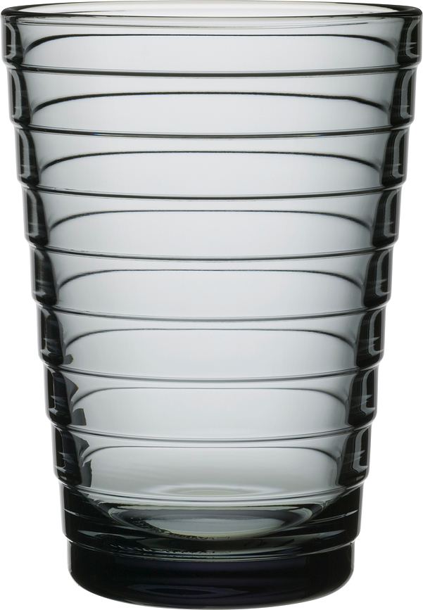 Verres Aino Aalto 330 ml, gris, Lot de 2