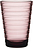 Verres Aino Aalto 330 ml, roses, lot de 2