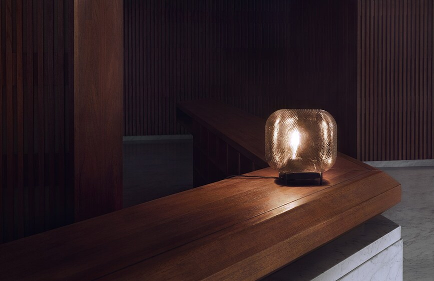 Virva Lampe à poser, grise