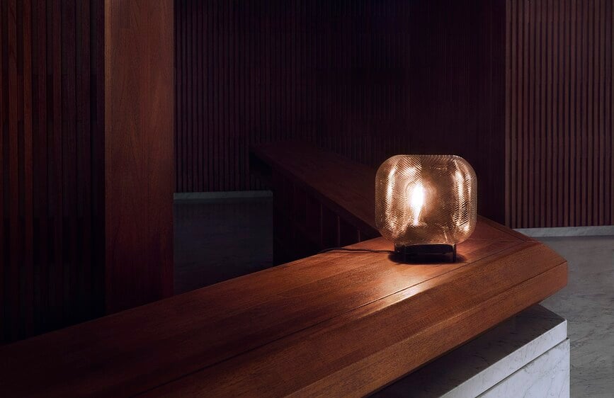 Virva Lampa stolna siva