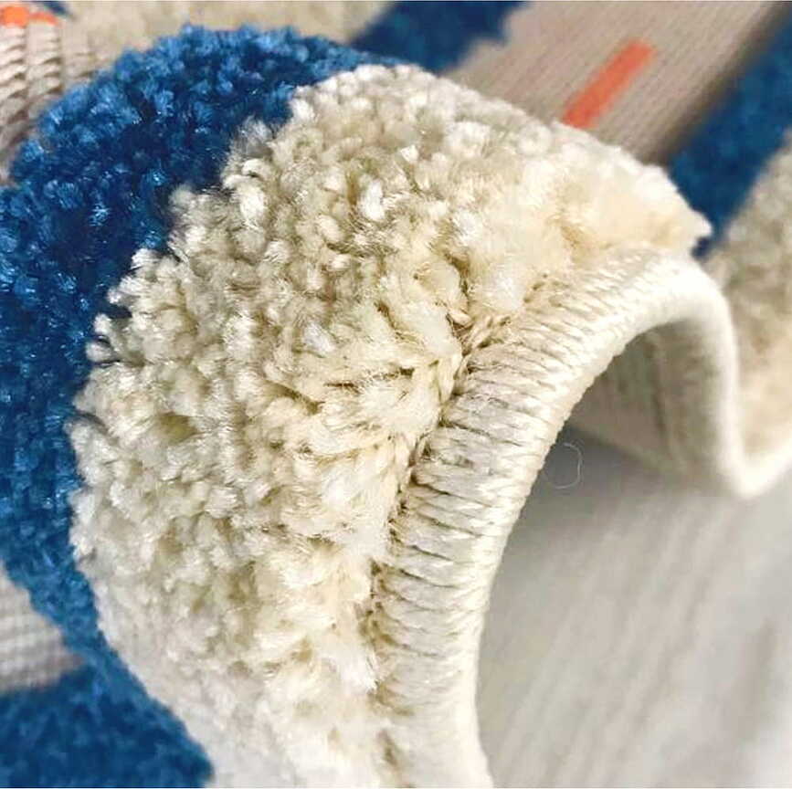 IVI Preproga igralna, motiv mesto, 80 x 150 cm, modra