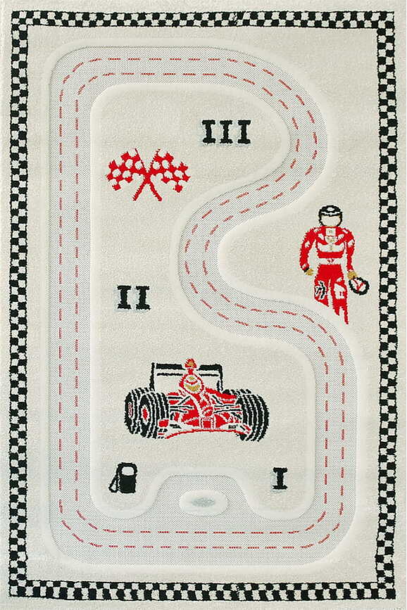 IVI Preproga Formula 1, 134 x 180 cm, siva