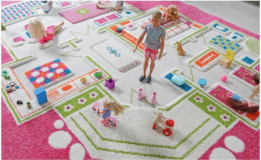 IVI Tapis maison de poupée, 100 x 150 cm, vert