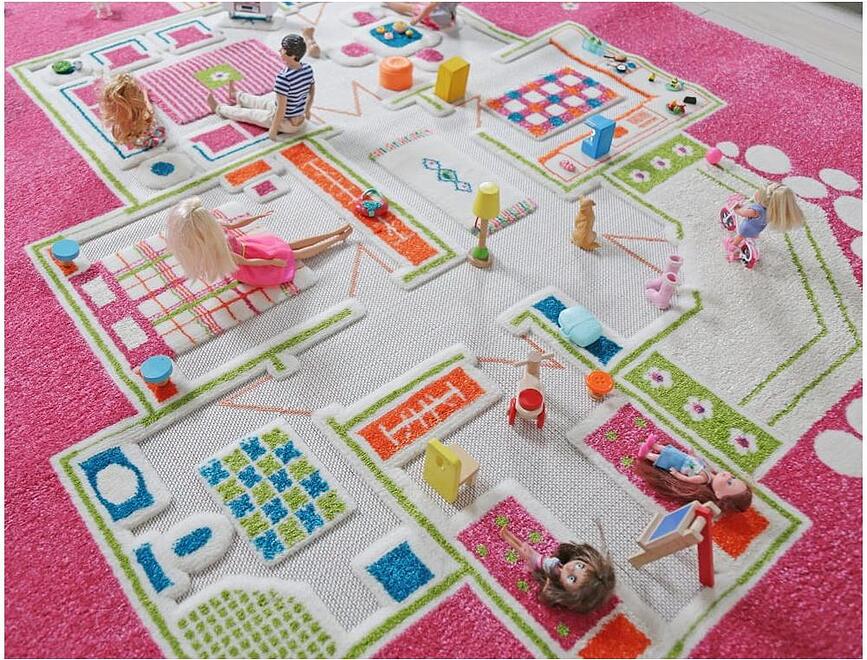 IVI Tapis maison de poupée, 100 x 150 cm, vert