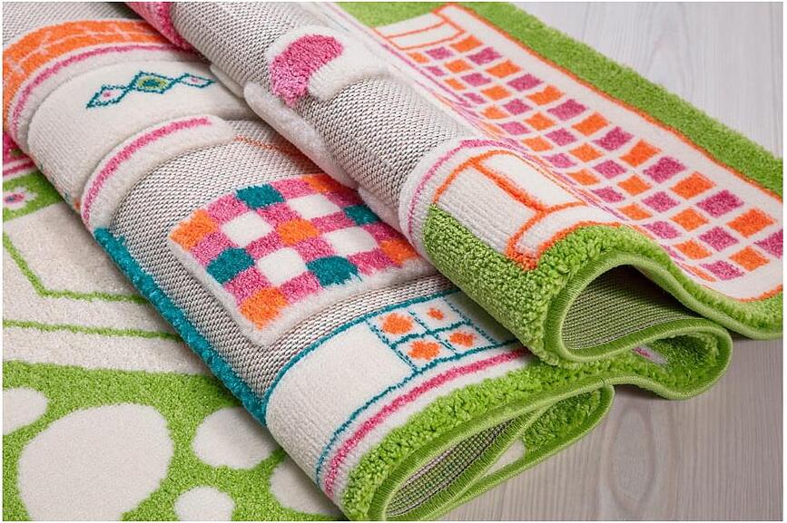 IVI Tapis maison de poupée, 100 x 150 cm, vert