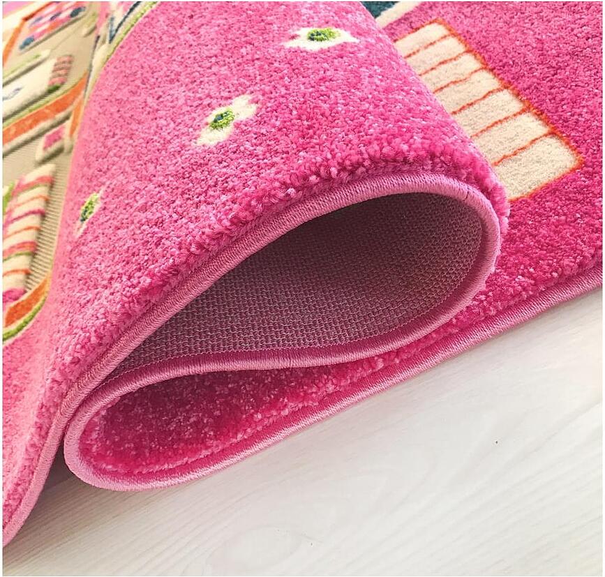 IVI Tapis Maison de poupée, 80 x 150 cm, rose