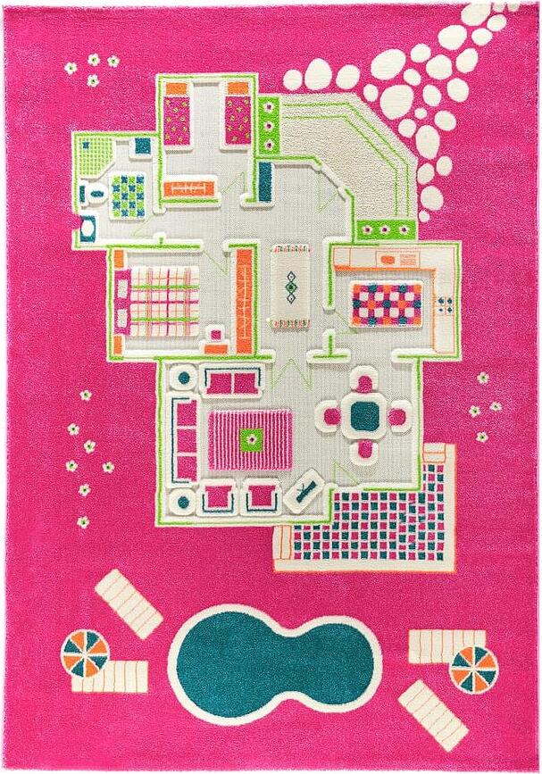 IVI Tapis, motif Maison de Poupée, 160 x 230 cm