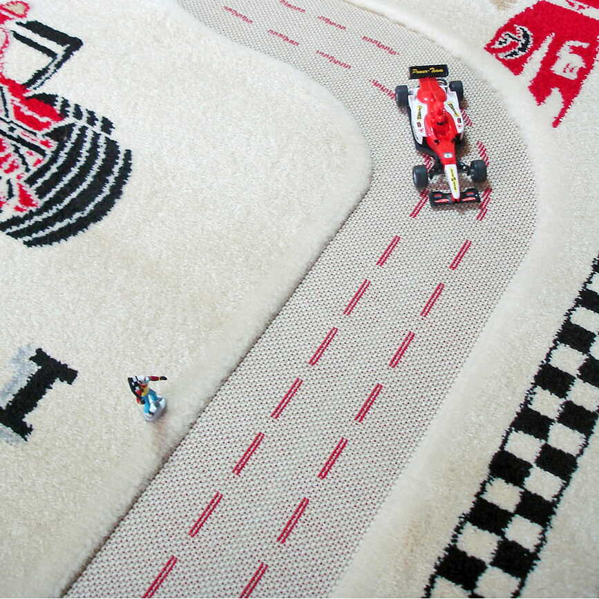 IVI Tepih Formula 1 100 x 150 cm kremasti