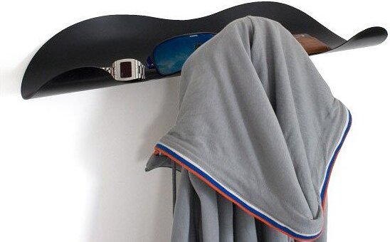 Peaks Portant à Vêtements, noir