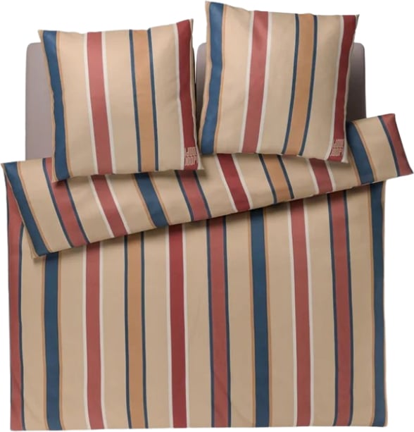 Banks Bettwäsche 240 x 220 cm Siena aus Mako-Satin mit 2 Kissenbezügen 40 x 80 cm