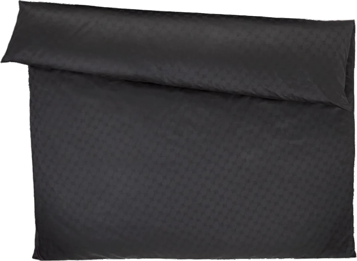 Cornflower Bettbezug 200 x 220 cm, schwarz, Mako-Satin