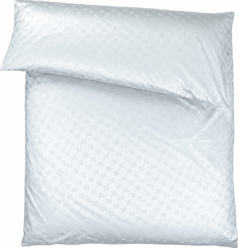 Cornflower Bettdeckenbezug 135 x 200 cm, silbern, Mako-Satin
