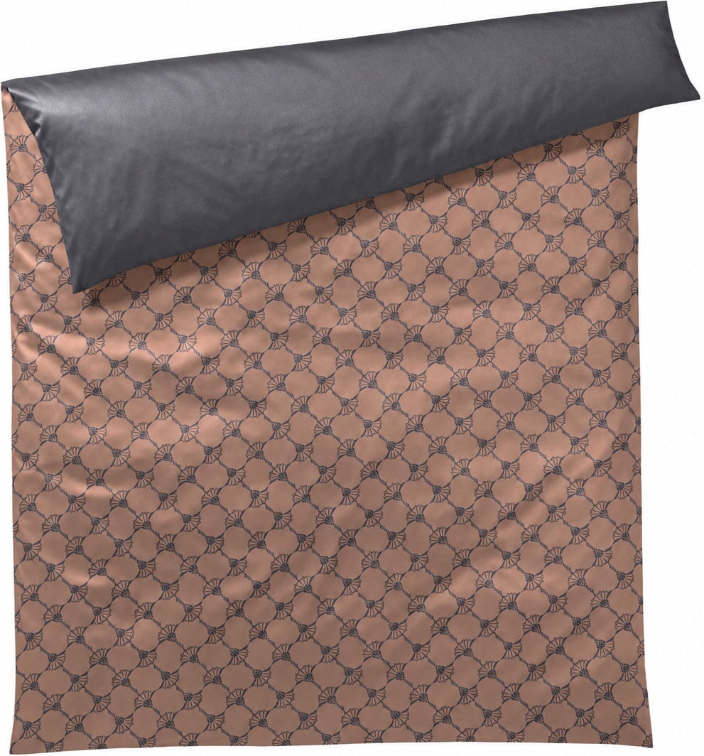 Cornflower Double Bettdeckenbezug 155 x 200 cm, Festive Copper aus Mako-Satin
