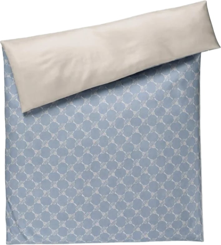 Cornflower Double Bettdeckenbezug 200 x 220 cm, Bright Blue, Mako-Satin
