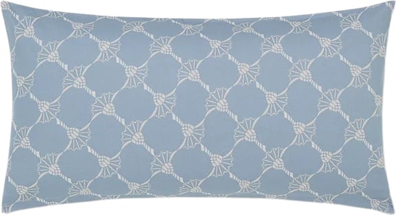 Cornflower Double Kissenbezug 40 x 80 cm, Bright Blue, Mako-Satin