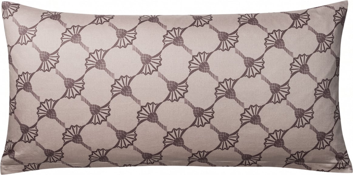 Cornflower Double Kissenbezug 40 x 80 cm, taupe, Mako-Satin